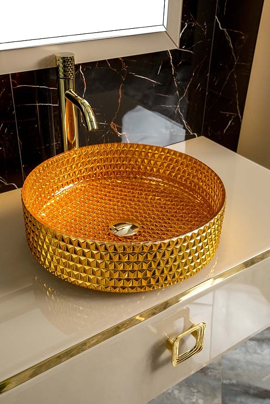 Столешница под раковину Armadi Art Lucido 100 бежевый 853-100-CP Lucido - 2