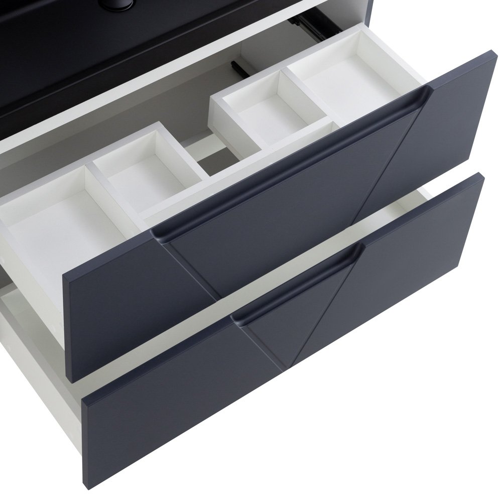 Комплект мебели BelBagno Vittoria 100 черный матовый - 6