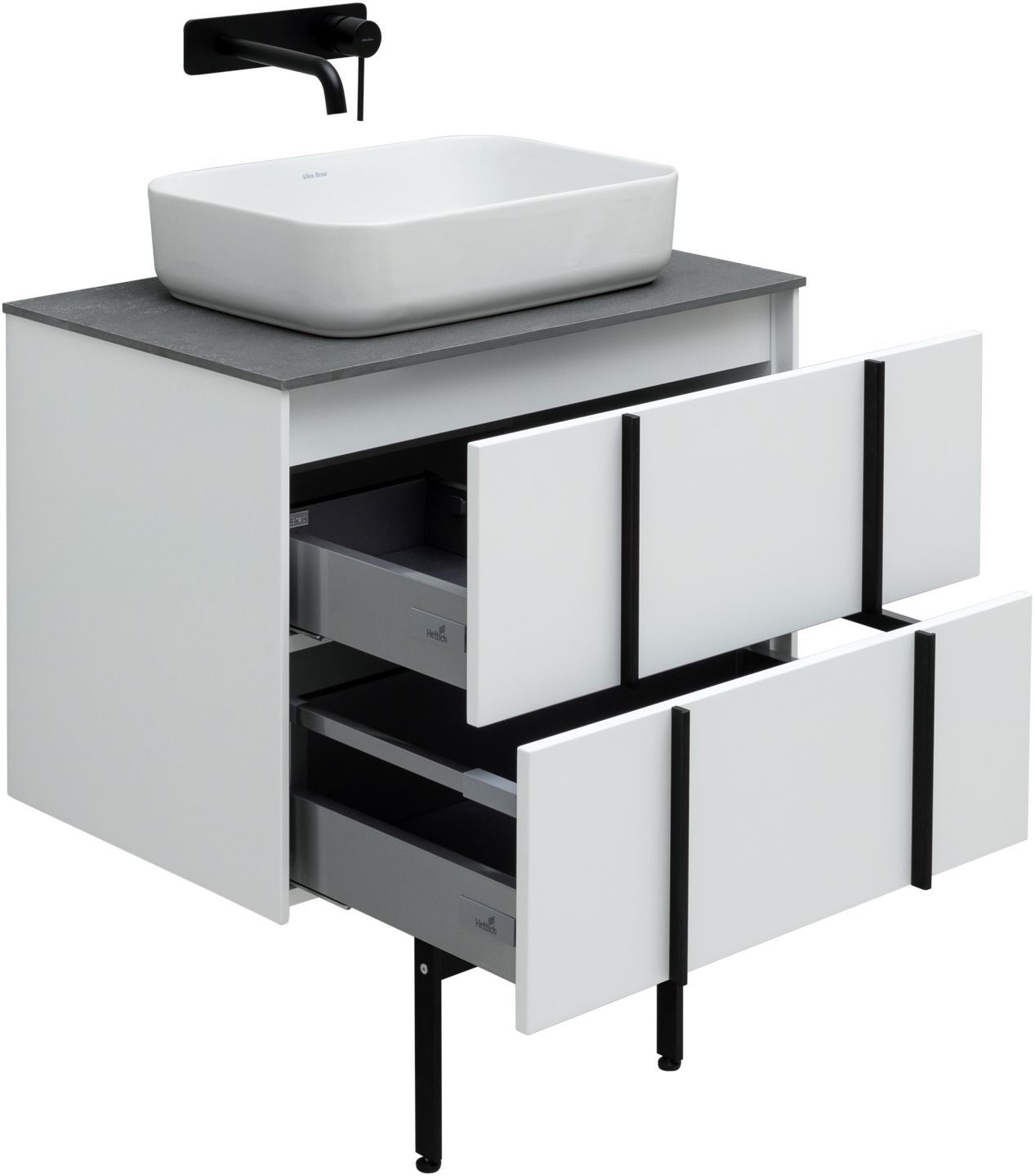 Тумба под раковину Allen Brau Reality 70 белый матовый 1.32004.WM - 10