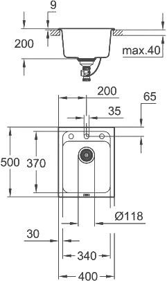 Мойка кухонная Grohe K700 31650AP0 - 3