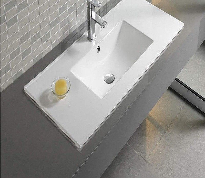 Раковина встраиваемая CeramaLux N 101 см белый  9010E - 1