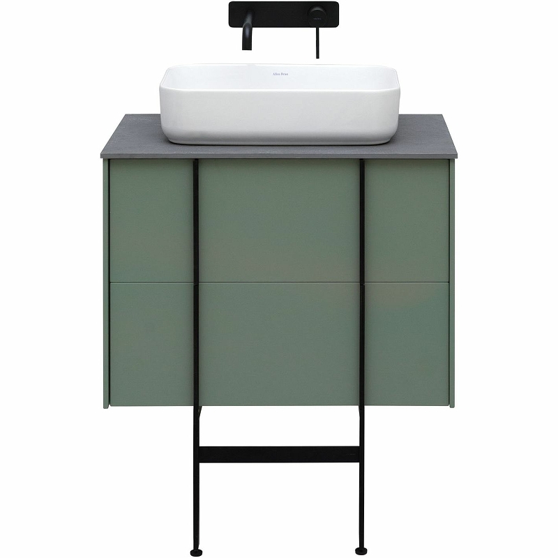 Тумба под раковину Allen Brau Reality 70 серо - зеленый матовый 1.32004.CGM - 12