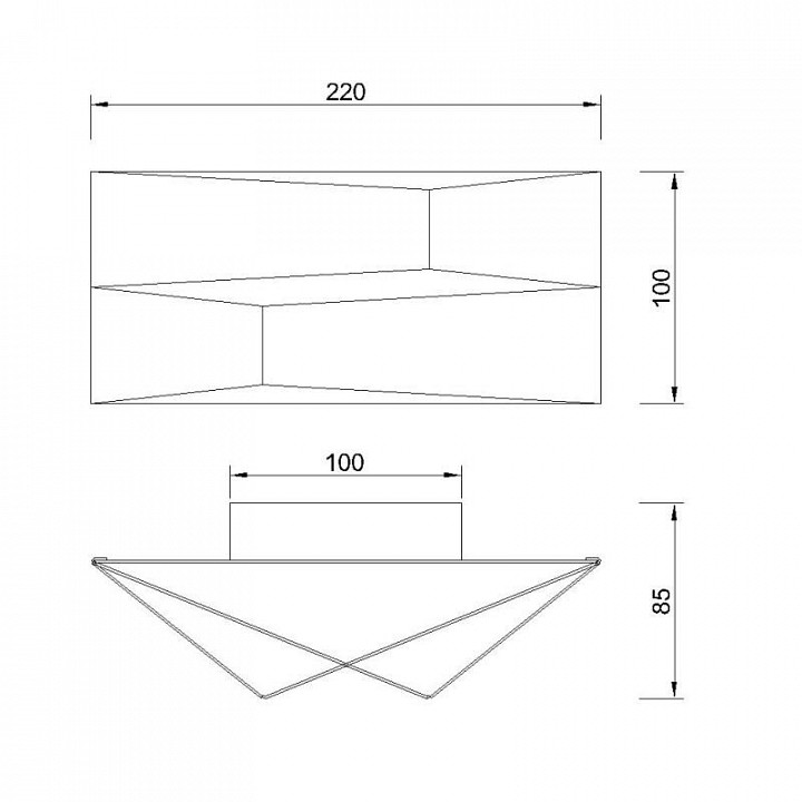 Настенный светодиодный светильник Mantra Fuji 8156 - 1