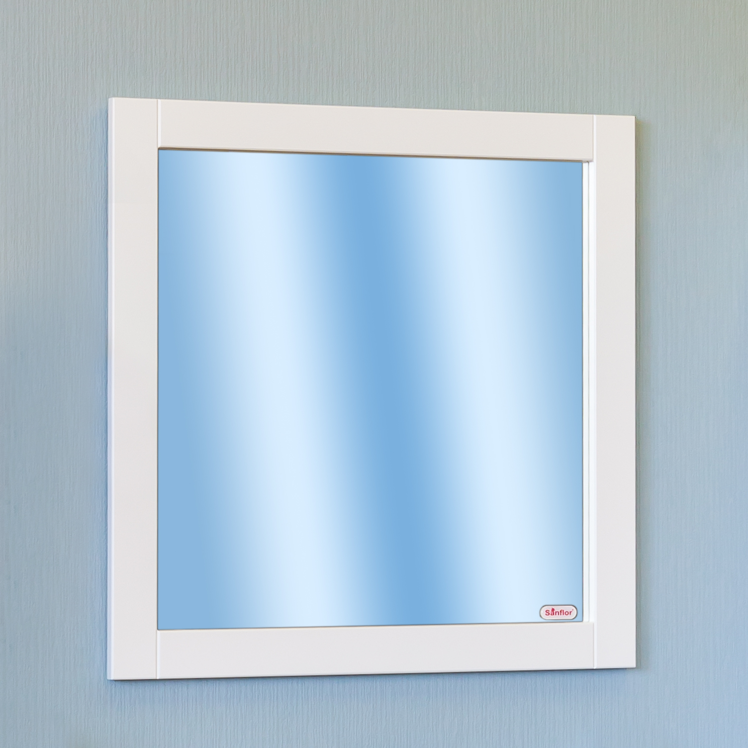 Зеркало Sanflor Ванесса 75 белое С000005878 - 0