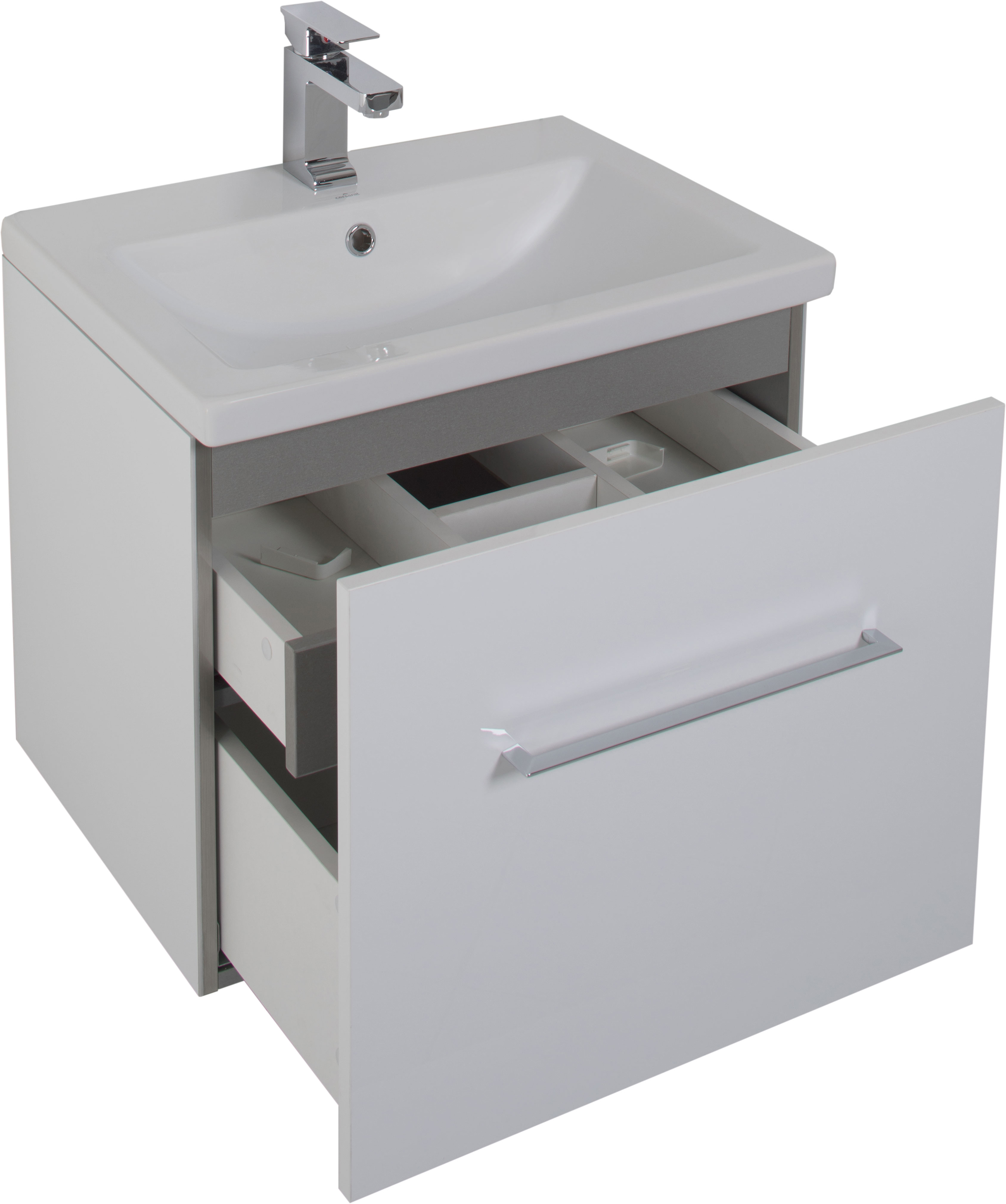 Мебель для ванной Aquanet Порто 60 белая - 5