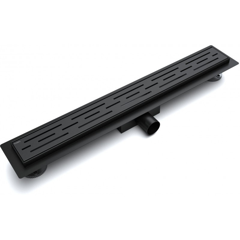 Душевой лоток Esbano Meta 70 черный матовый ESTRMETRAIN70MB - 0