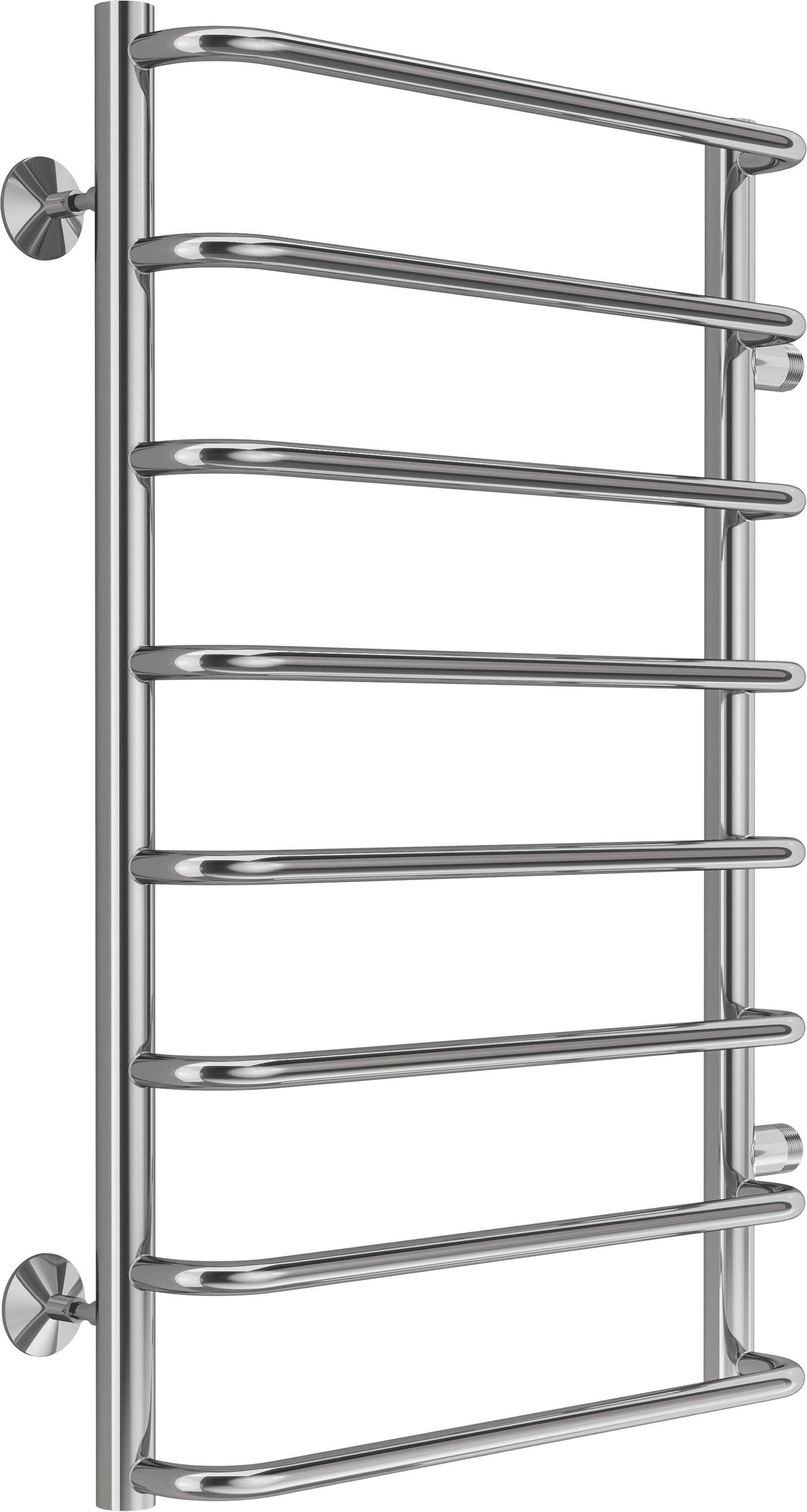 Водяной полотенцесушитель Terminus Стандарт П8 500x800 Хром боковое подключение 4670078530387 - 1