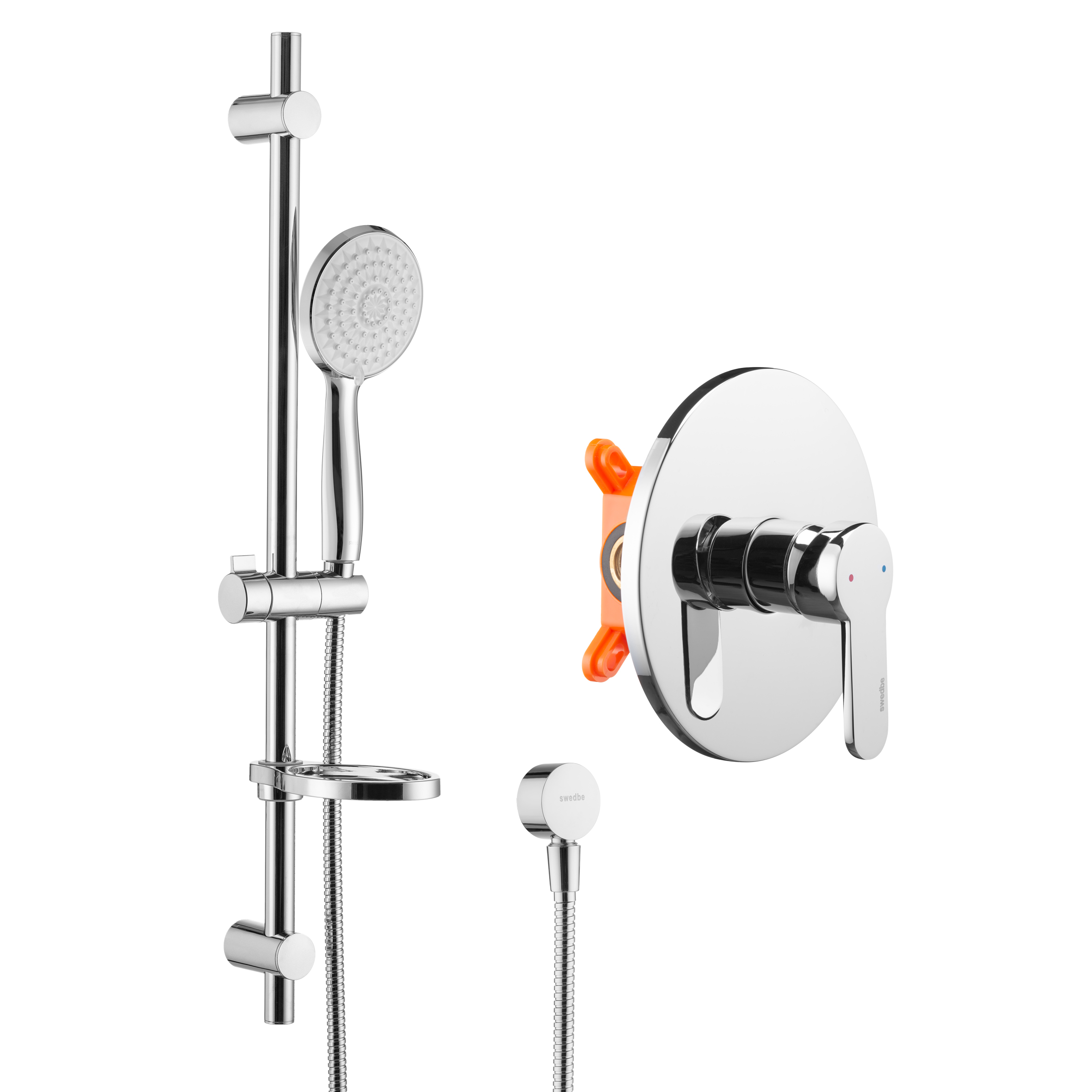 Swedbe Platta Душевой комплект со встроенным смесителем с монтажным боксом 5528 - 1