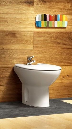 Биде напольное Roca Victoria 357390000 с установочным комплектом - 5