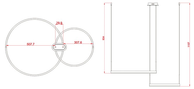 Подвесной светильник Kink Light Тор 08219,33P(3000K) - 2