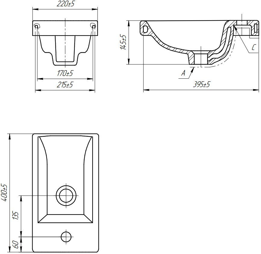 Рукомойник Style Line Cersanit Como 40 ЛС-00000247 - 8