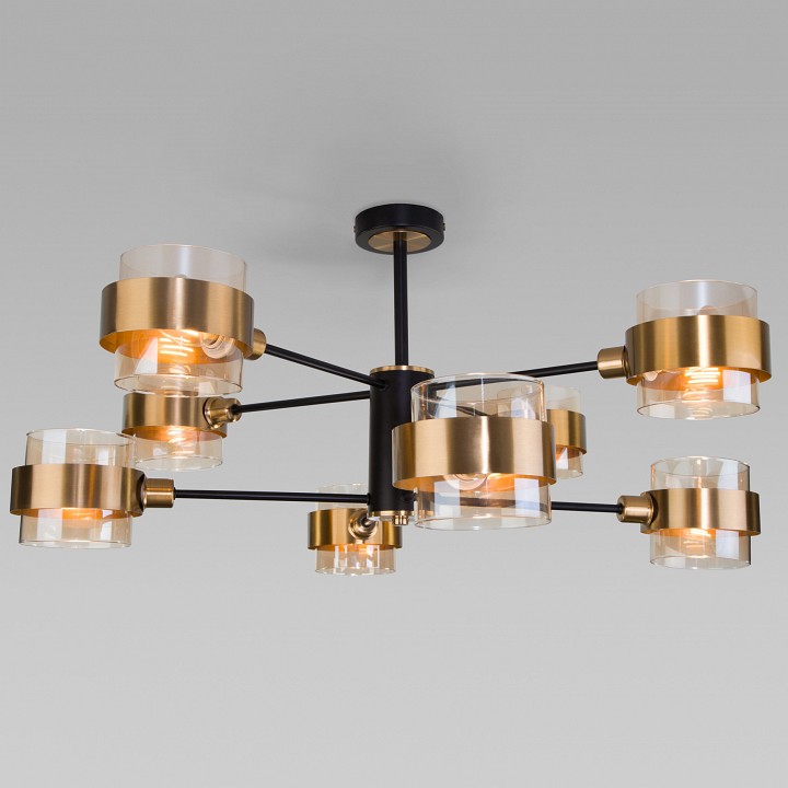 Люстра на штанге Eurosvet Arcada 70127/8 черный - 0