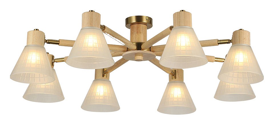 Потолочная люстра Arte Lamp Meleph A4096PL-8BR - 0