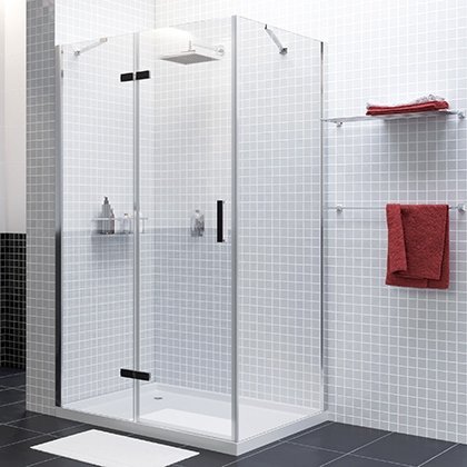 Душевой уголок Wasserkraft Aller Black 10H10LB 120x100 см 10H10LBLACK - 0