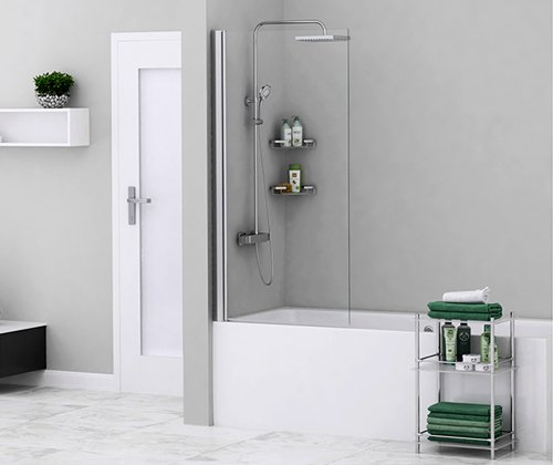 Шторка на ванну Wasserkraft Berkel 48P01-80 - 1