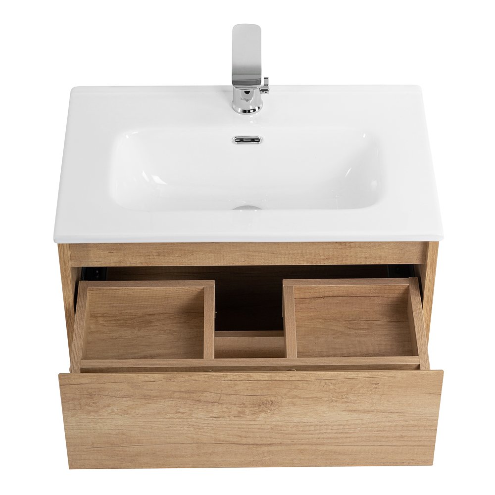 Тумба с раковиной BelBagno Kraft 39 50 светлое дерево - 4