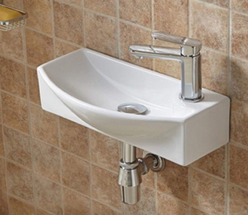 Раковина подвесная Ceramalux N 46 белый  7946L - 0