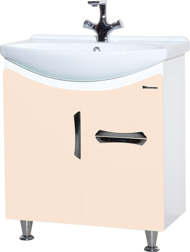 Мебель для ванной Bellezza Лагуна 65 с ящиком, бежевая - 2