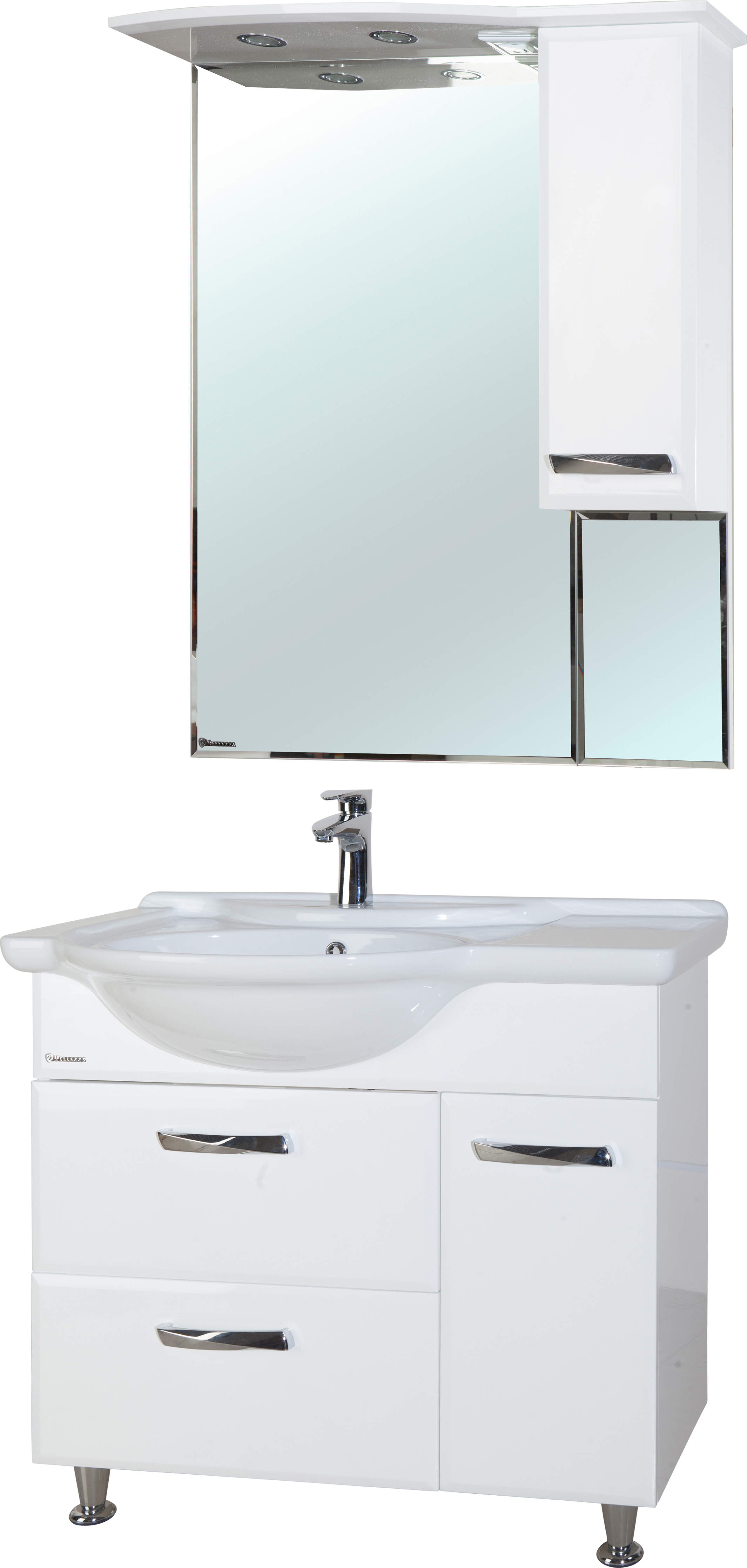 Зеркало-шкаф Bellezza Балтика 90 R белый 4618915001010 - 1