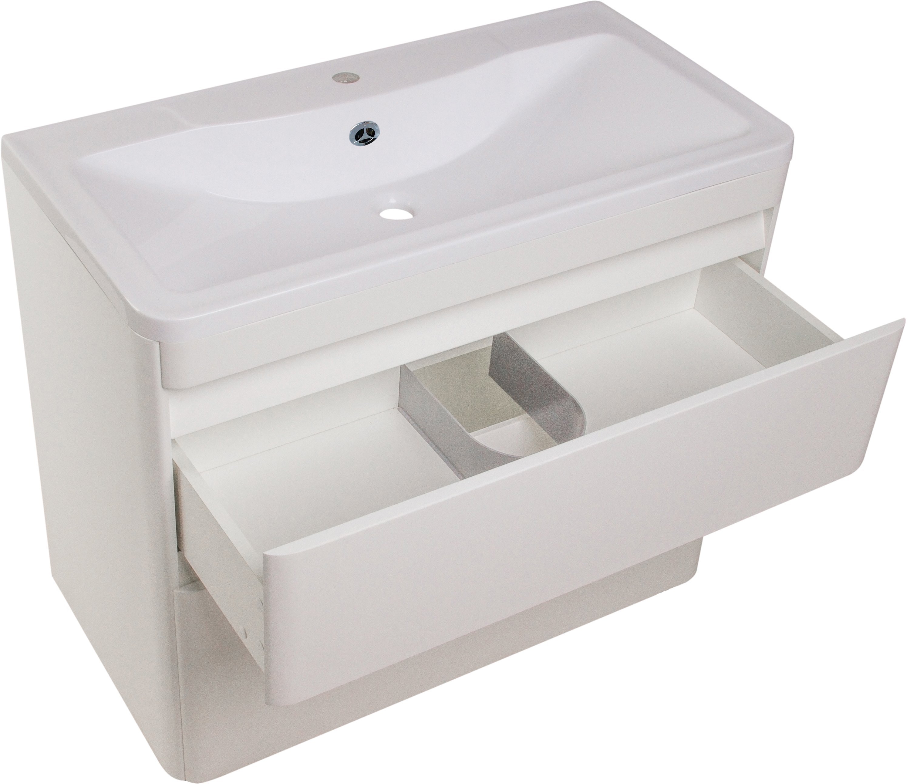 Мебель для ванной Style Line Атлантика 90 Люкс Plus, подвесная, антискрейч - 3