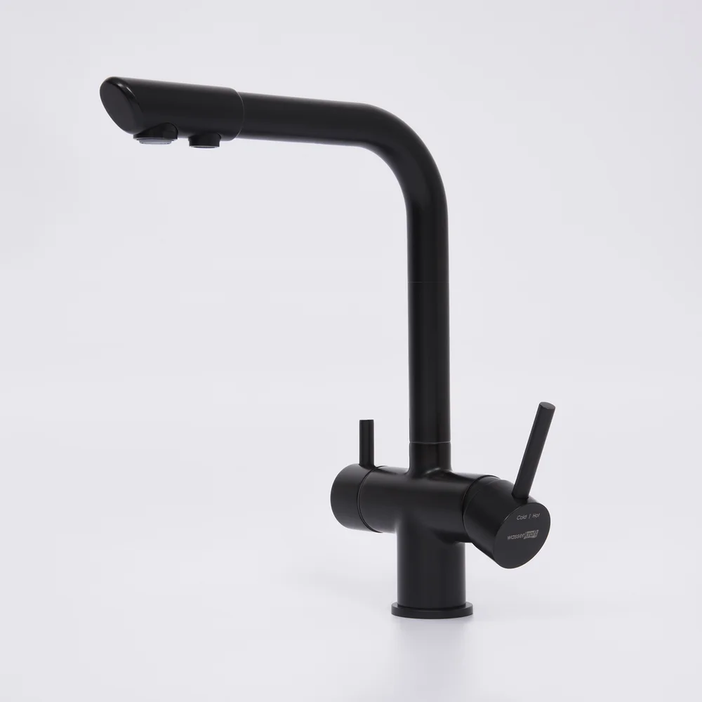 Смеситель для кухни Wasserkraft черный матовый A8367 - 7