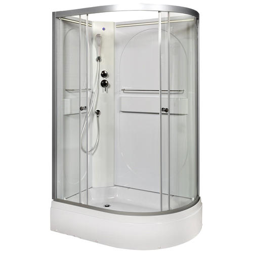 Душевая кабина Deto L 120х80 с подсветкой, хром  L520LNLED - 0