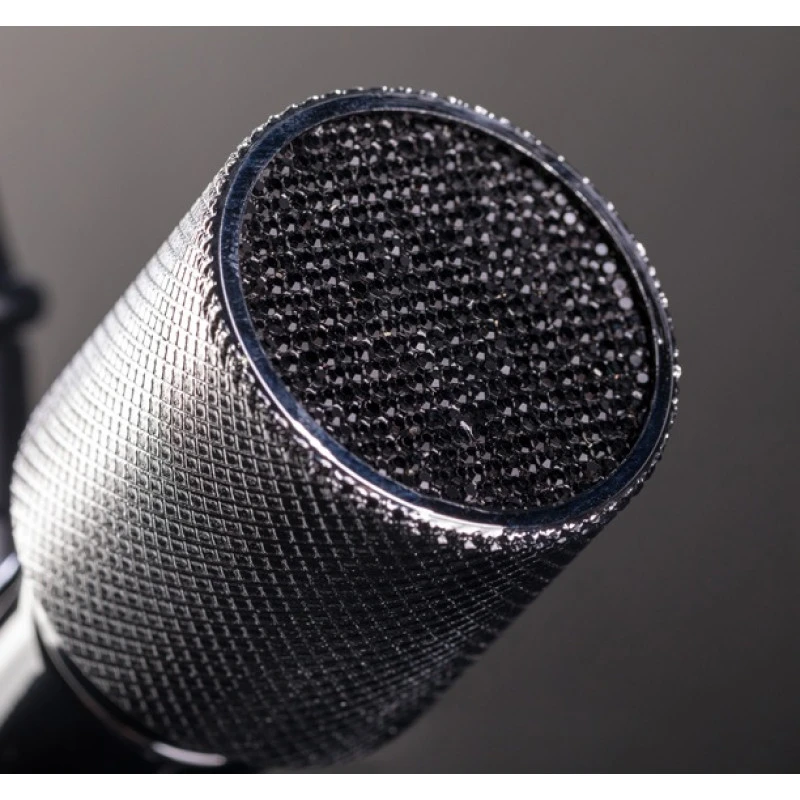 Смеситель на борт ванны Boheme Royal Cristal хром с черными кристаллами Preciosa 396-Royal/CRST black - 1