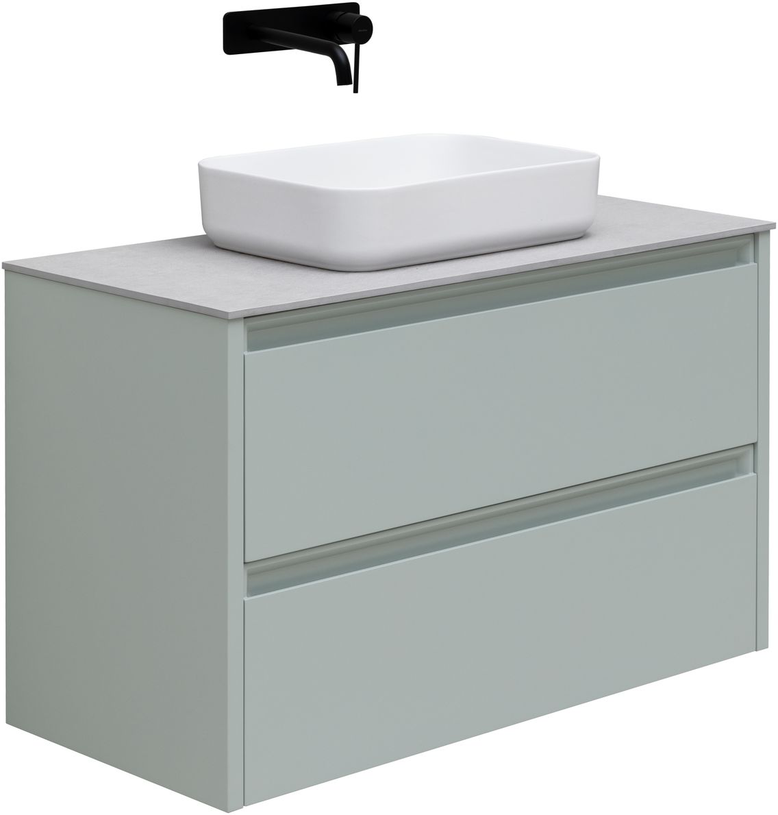 Тумба под раковину Allen Brau Fantasy 100 светло - зеленый матовый 1.11003.PWM - 1