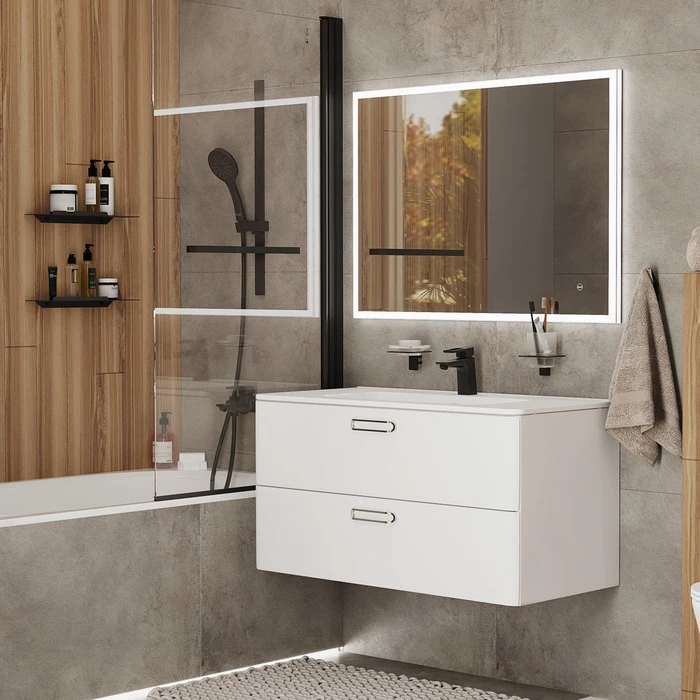 Смеситель для ванны, черный матовый BILBL00i02WA - 2