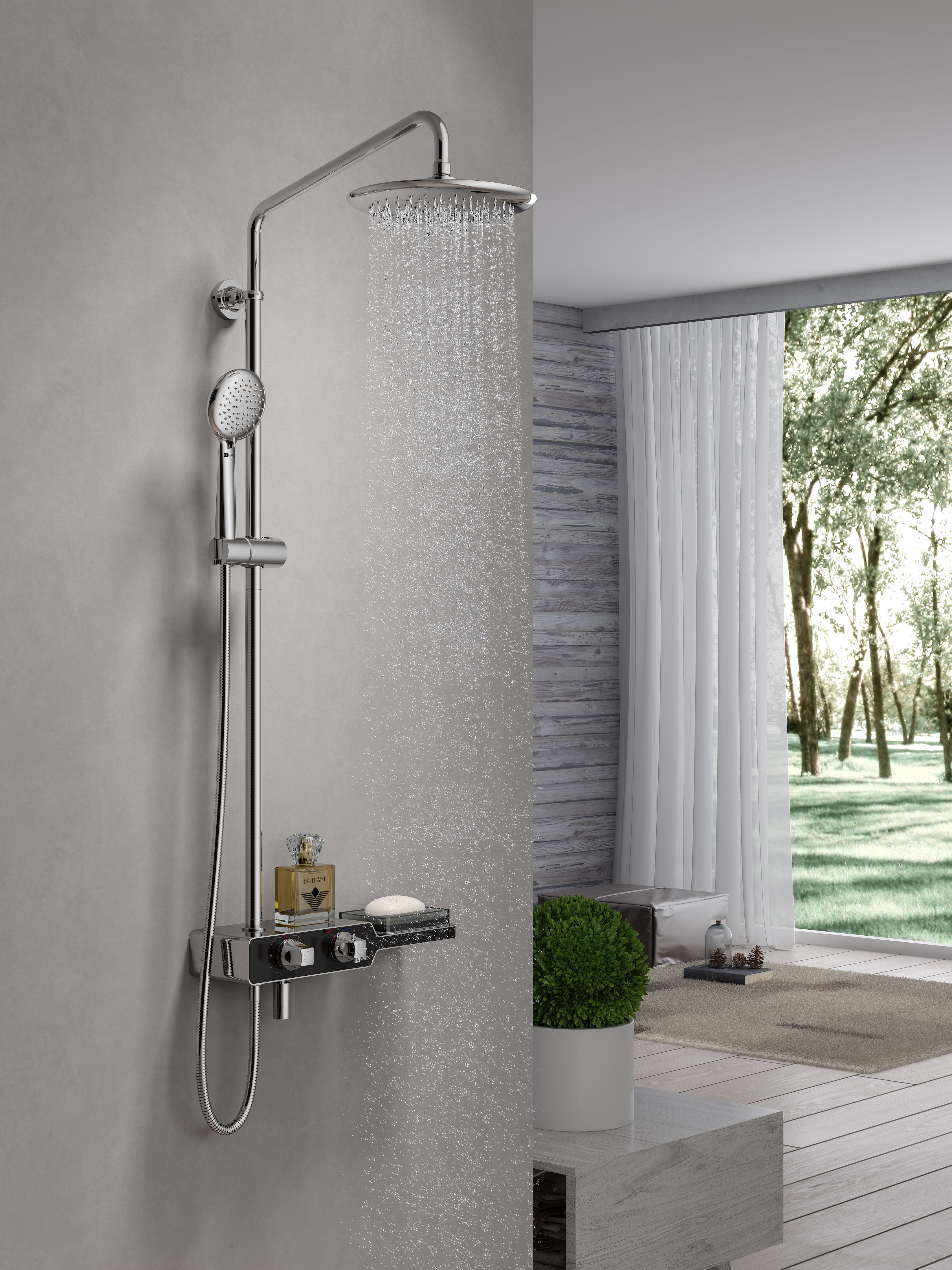 Душевая стойка Lemark Tropic LM7009C - 2