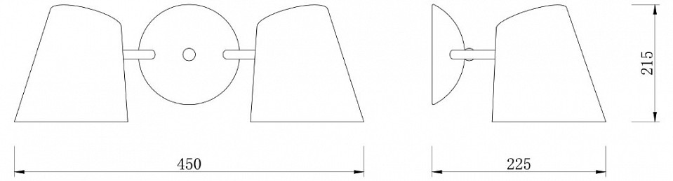 Бра Freya Nordic FR5127WL-02B - 2