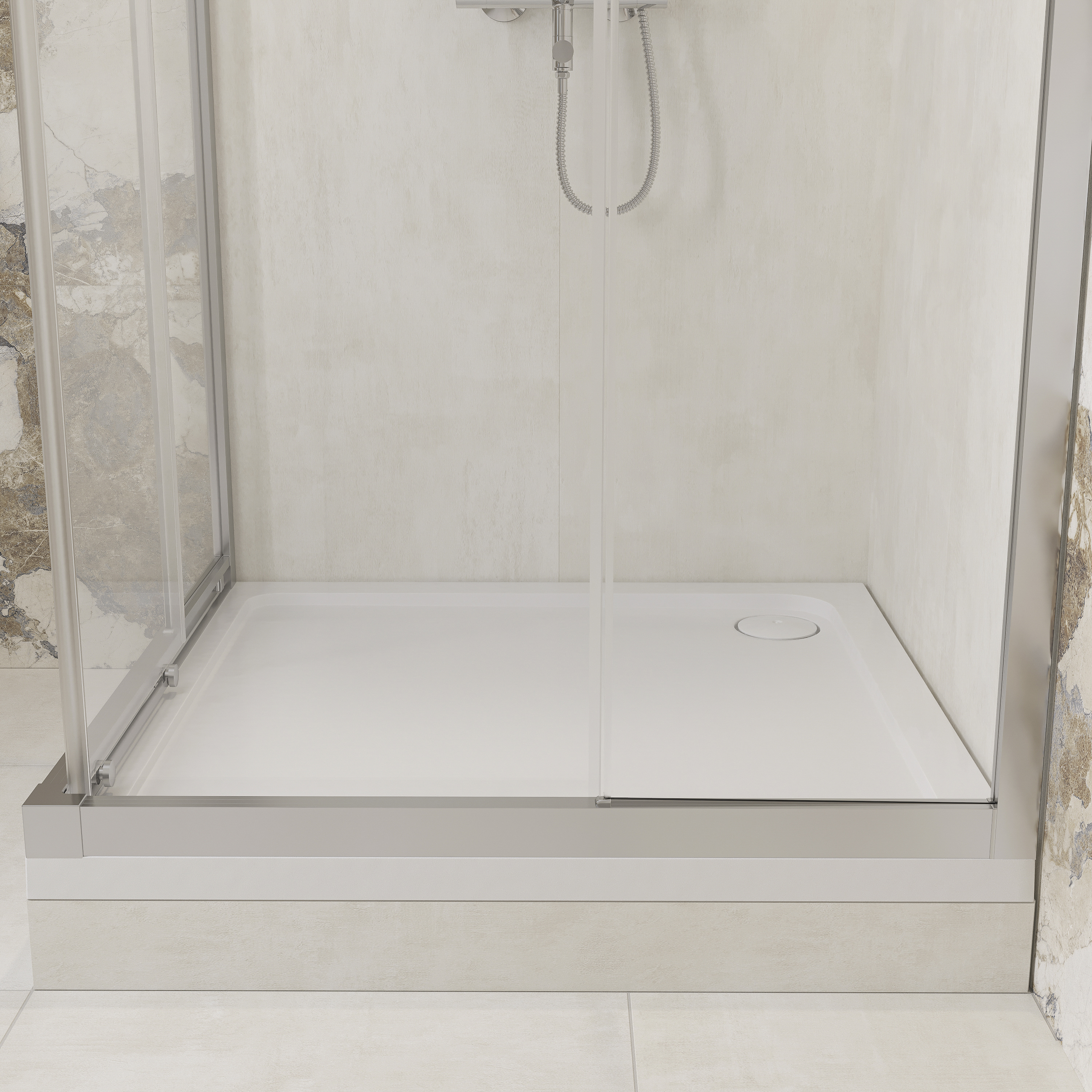 Поддон для душа STWORKI Дублин 100x100, с сифоном 555215 - 3