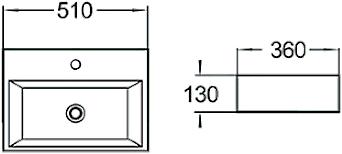 Раковина SantiLine SL-1006 - 1
