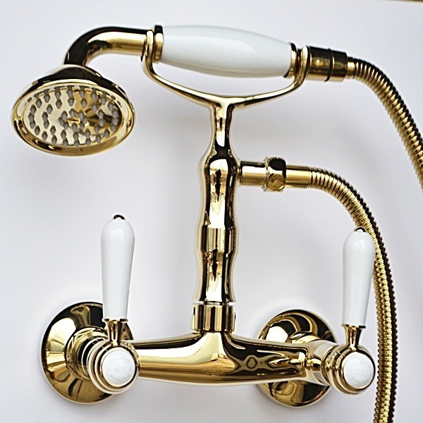 Смеситель для душа Magliezza Bianco золото  50111-3-do - 0