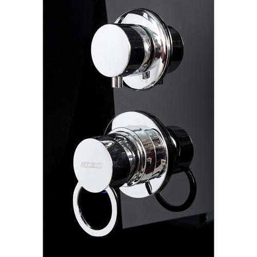 Душевая кабина Deto B 100х100 хром  B10BLACK - 5