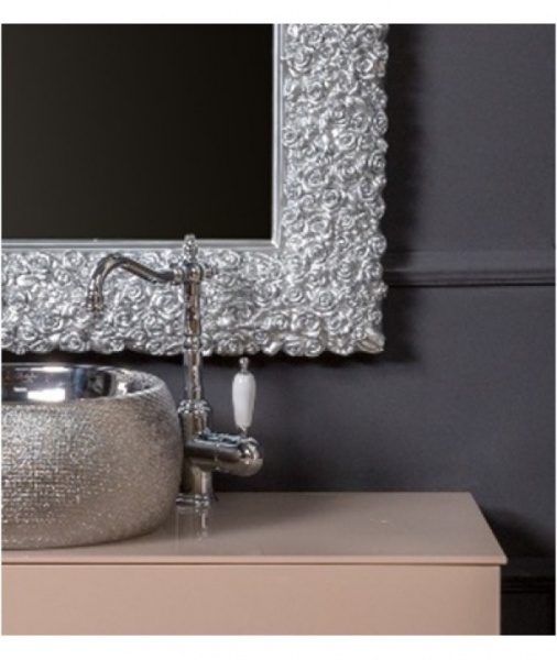 Зеркало Boheme Armadi Art NeoArt Rose 85х110 белый 549 - 2