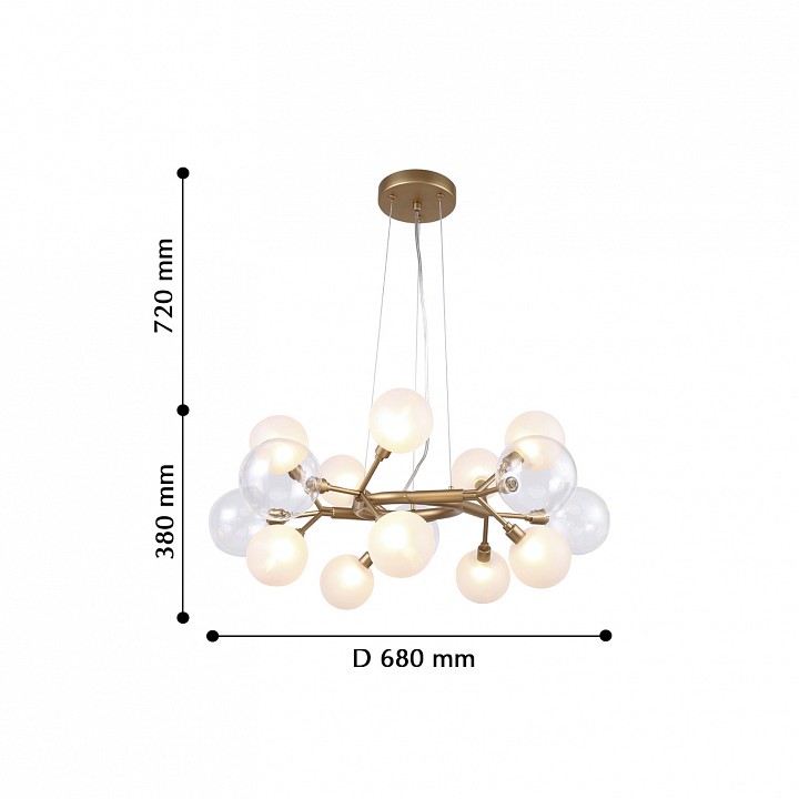 Подвесная люстра Favourite Babylon 2515-10P - 1