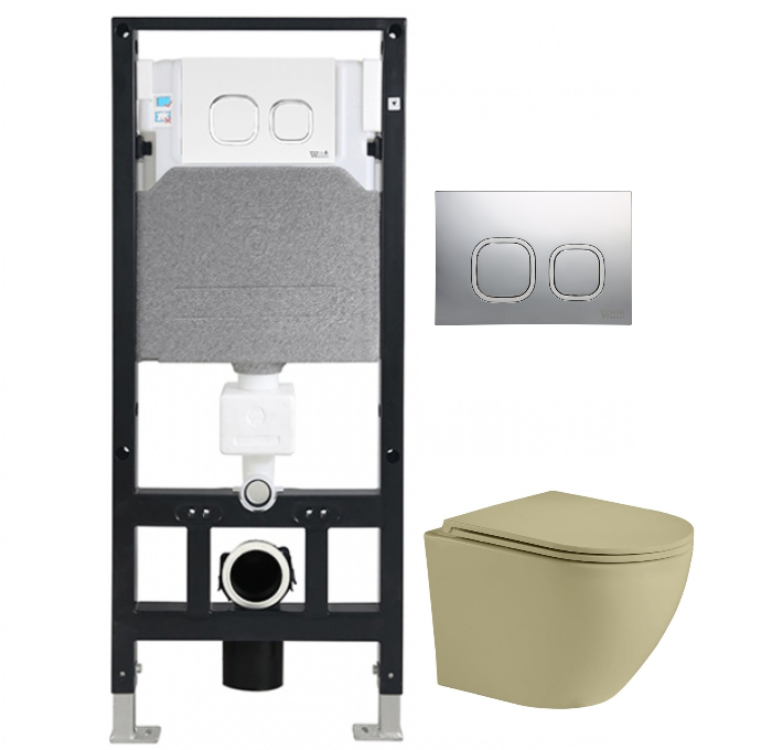 Комплект Weltwasser AMBERG 506 + MERZBACH 004 MT-GN + AMBERG RD-CR  10000006816 - 0