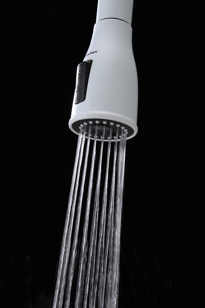 Смеситель для кухни Paulmark Lange белый матовый La214212-431 - 18