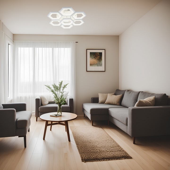 Потолочная люстра Escada Hexagon 10204/7LED - 5