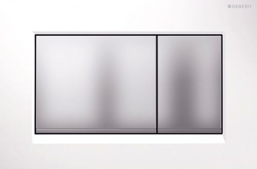 Кнопка смыва Geberit Sigma 30 115.883.KL.1 белый / хром матовый - 0