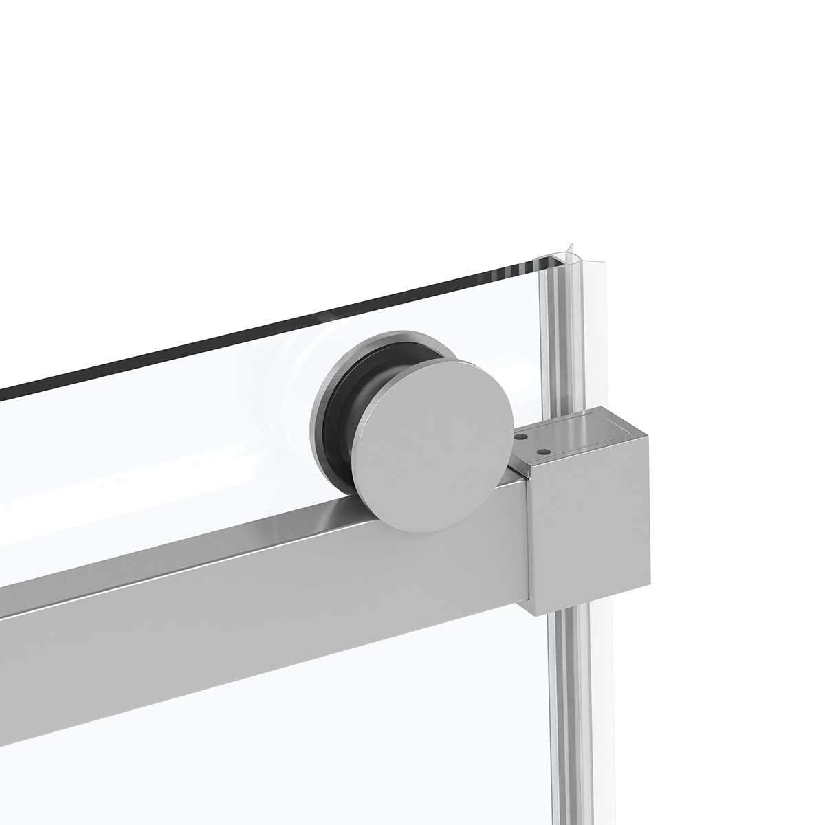 Душевой уголок Vincea Como Soft 110х100 профиль хром стекло прозрачное VSR-1CS1011CL - 5