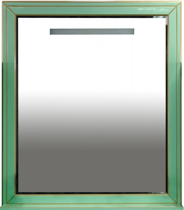 Зеркало Misty Vena 75 салатовое, патина Л-Вен02075-073 - 0