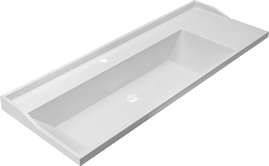 Тумба с раковиной подвесная Санта Марс 120 белый - 3