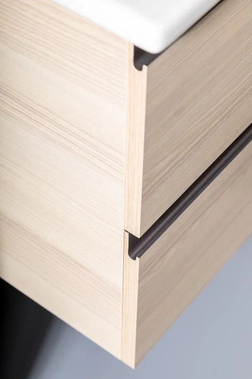 Тумба под раковину Armadi Art Capolda 100 светлое дерево - черный 849-100-LW - 1