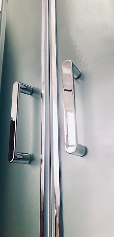 Душевой уголок Royal Bath HP 120х80 L профиль хром стекло матовое RB8120HP-C-CH-L - 2