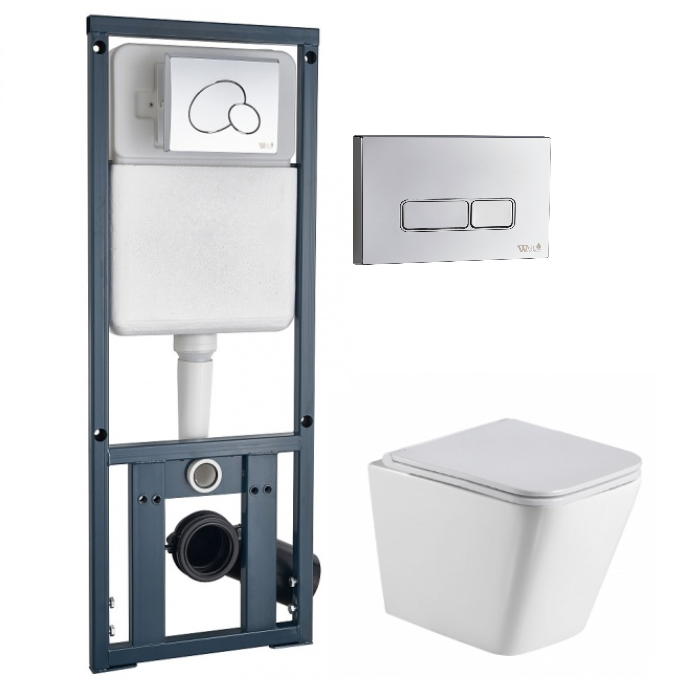 Комплект Weltwasser MARBERG 410 + GELBACH 004 GL-WT + MAR 410 SE  10000006472 - 0