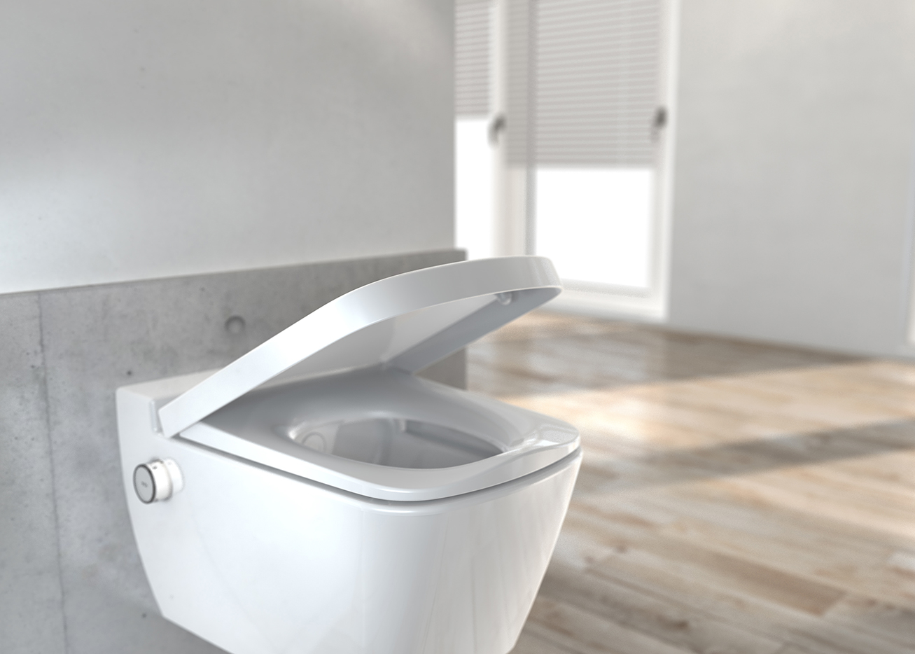 Унитаз подвесной TECE One 9700200 безободковый с биде - 5