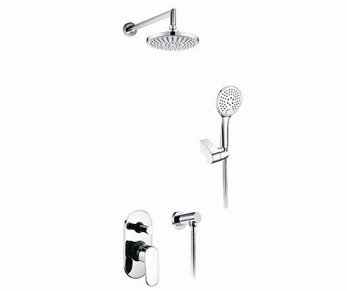 A14029 Встраиваемый комплект для душа с верхней душевой насадкой и лейкой - 0