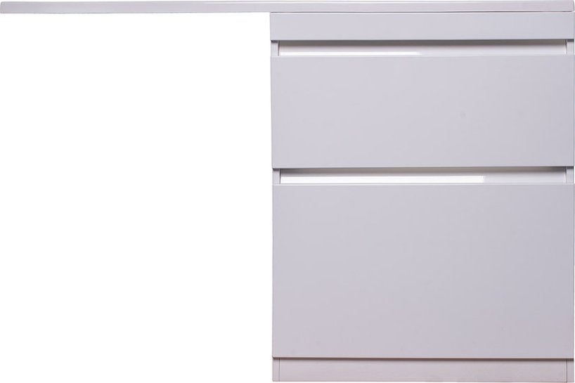 Тумба для комплекта Style Line Даллас 68 Люкс Plus напольная, белая СС-00000557 - 2